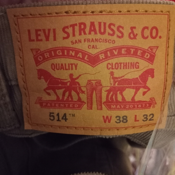 Levi's Corduroy Pants Sz 38 - Picture 3 of 9